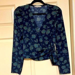 Abercrombie Long Sleeve Blouse | Floral Blouse